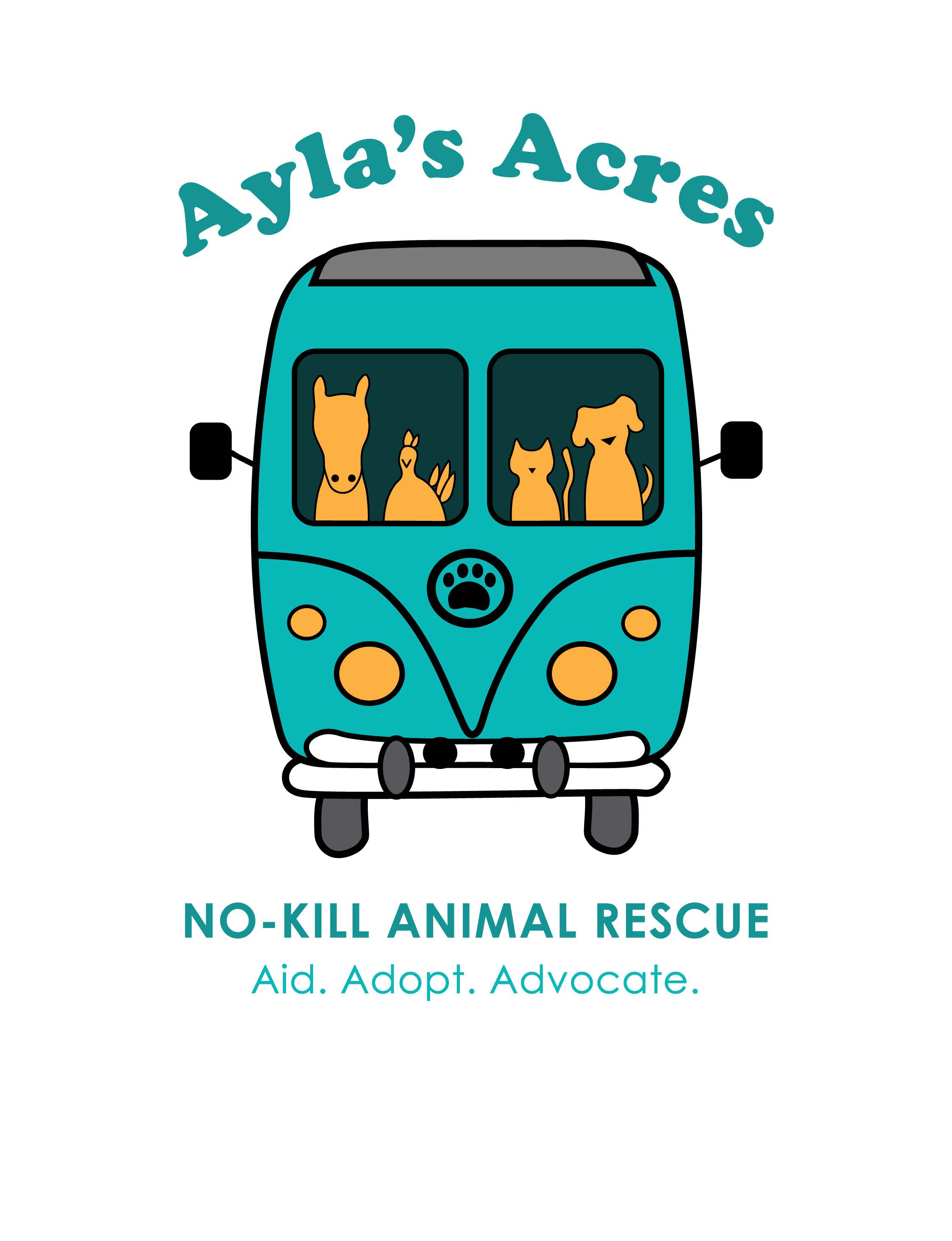 Aylas Acres No Kill Animal Rescue Logo