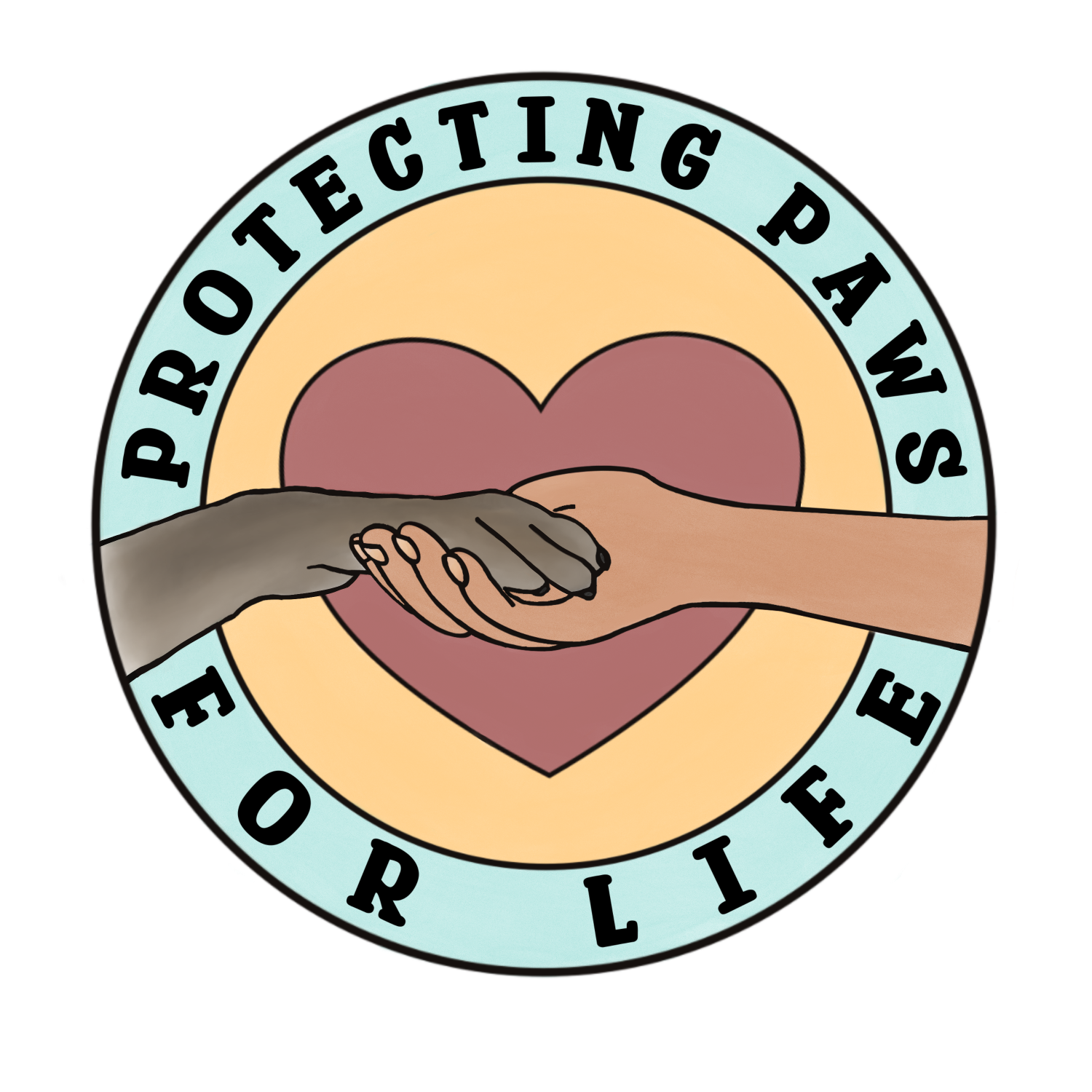 Protecting Paws For Life Logo