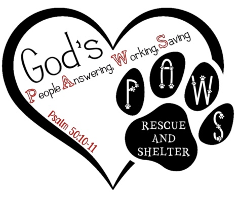 Gods Paws Rescue and Shelter Logo