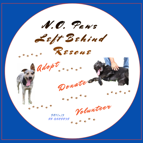North Okanogan Paws Left Behind Logo
