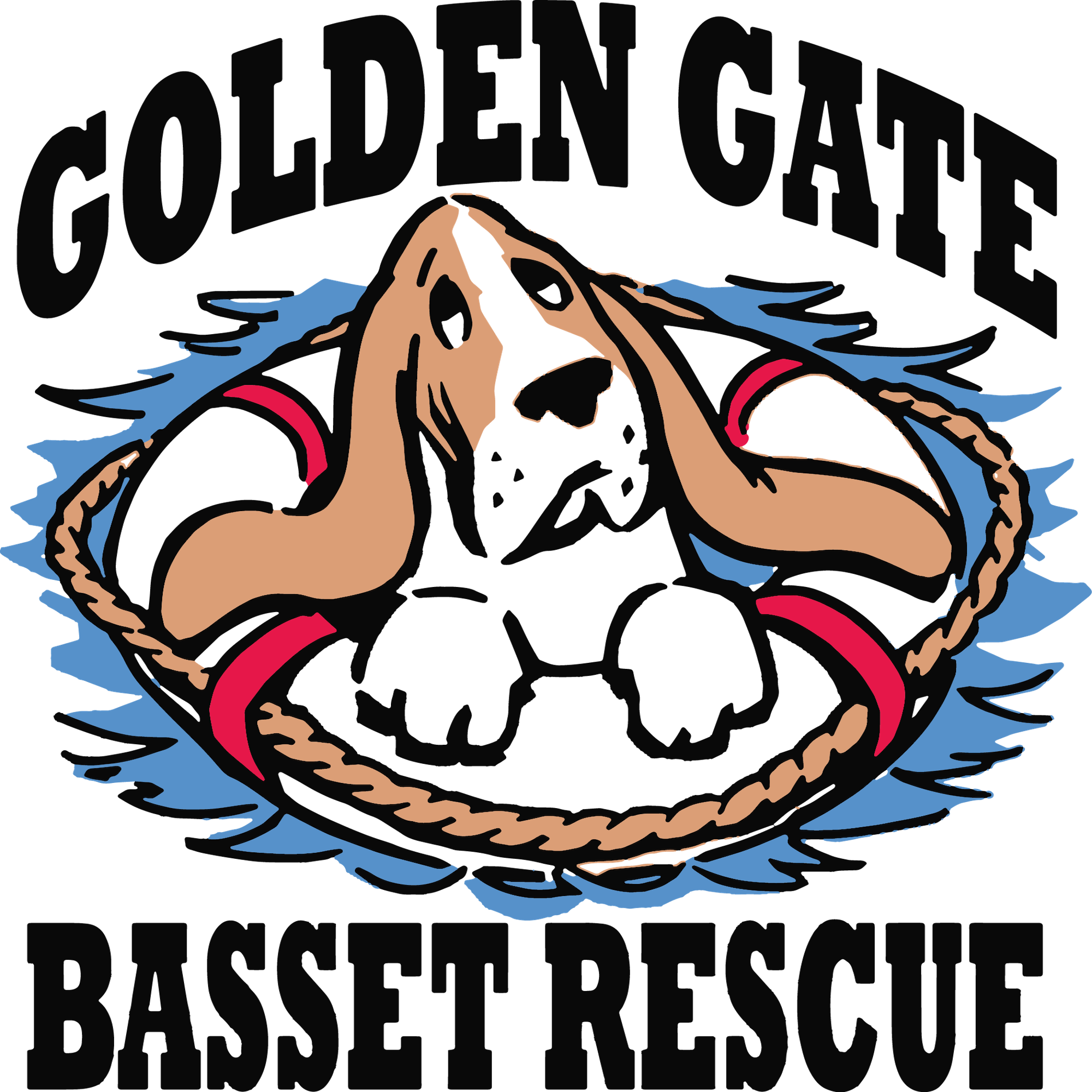 Golden Gate Basset Rescue Logo