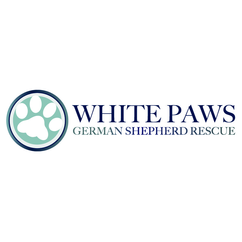 White Paws German Shepherd Dog Rescue Logo