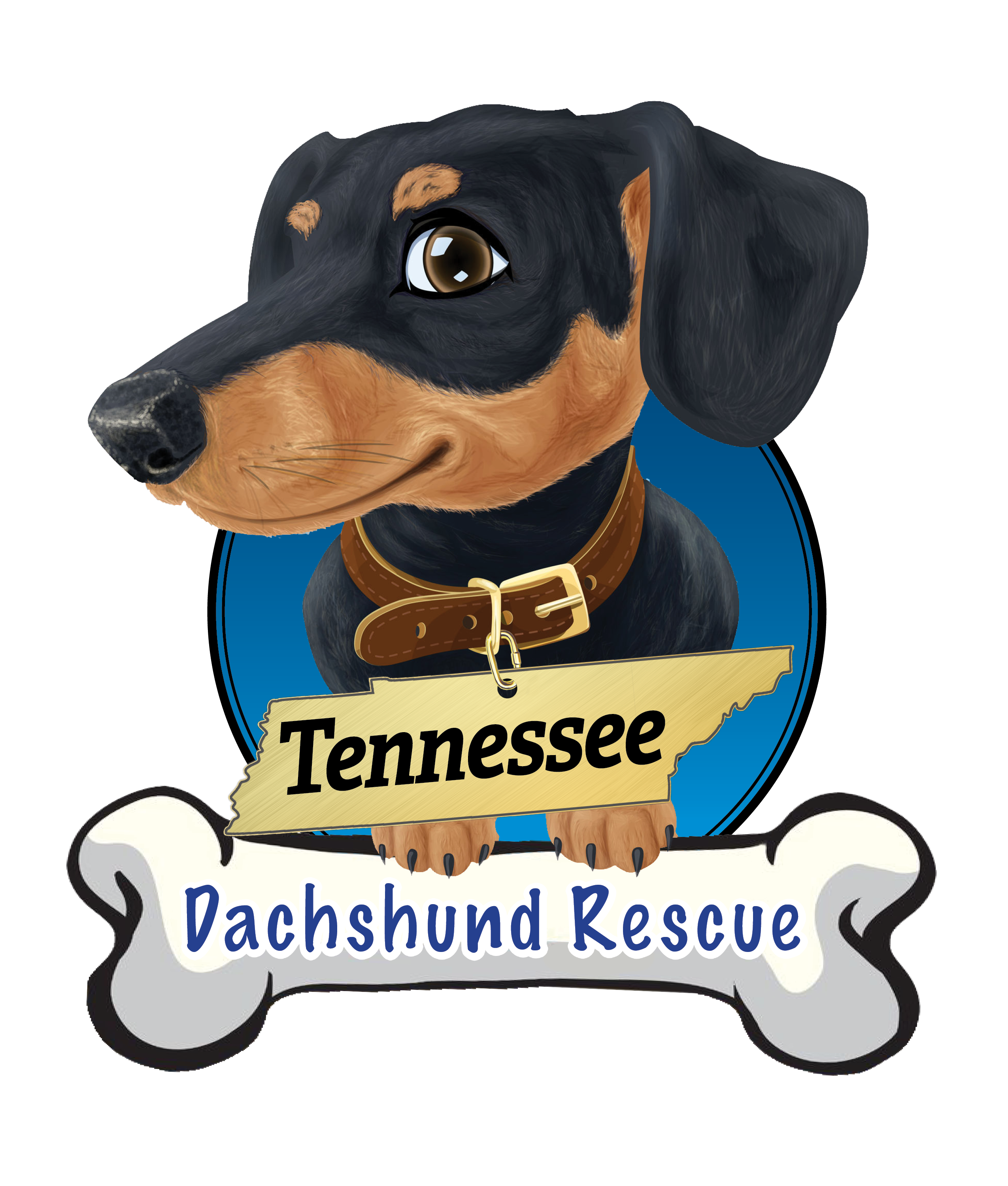 Tennessee Dachshund Rescue Logo