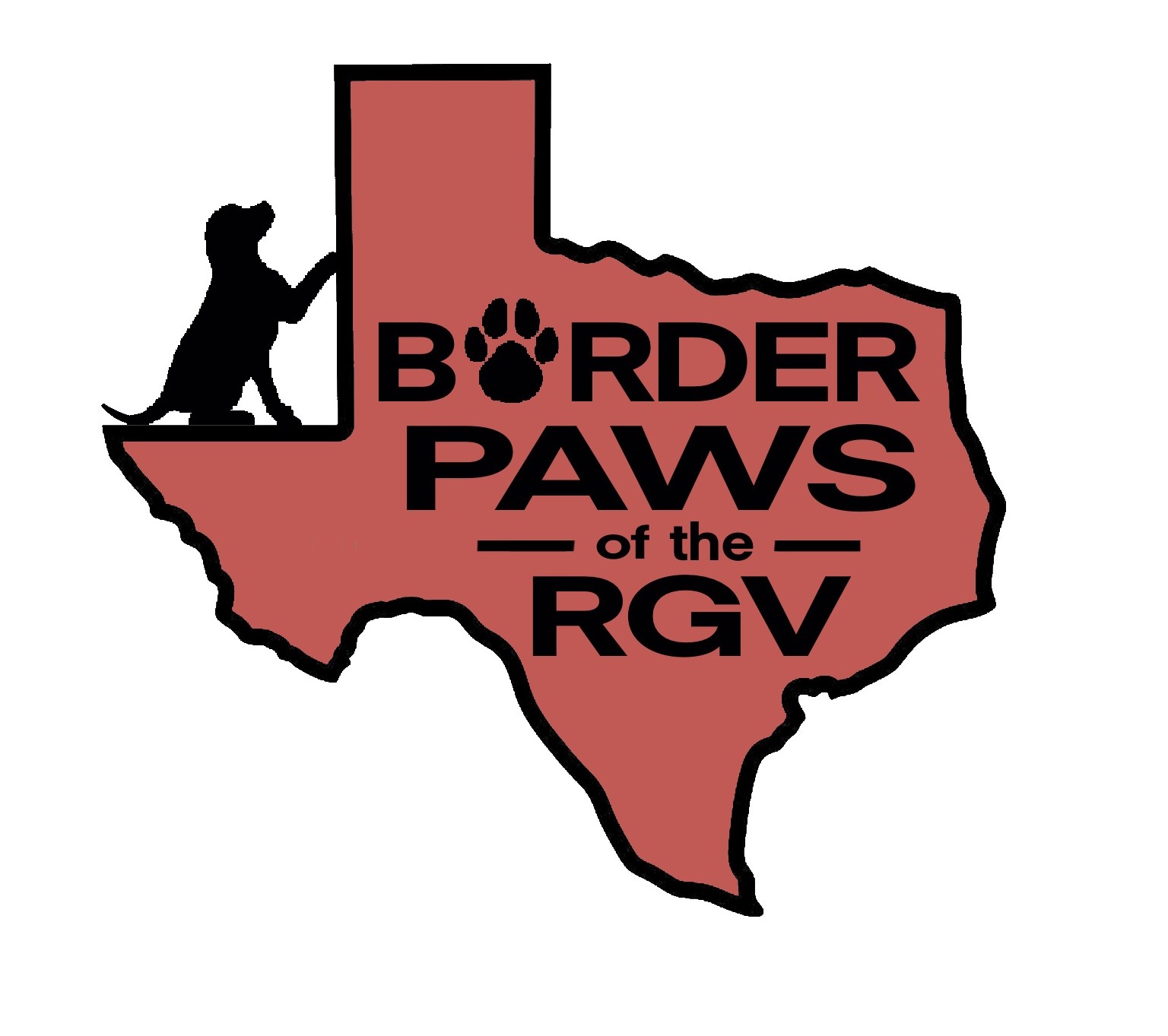 Border Paws of the Rgv Logo
