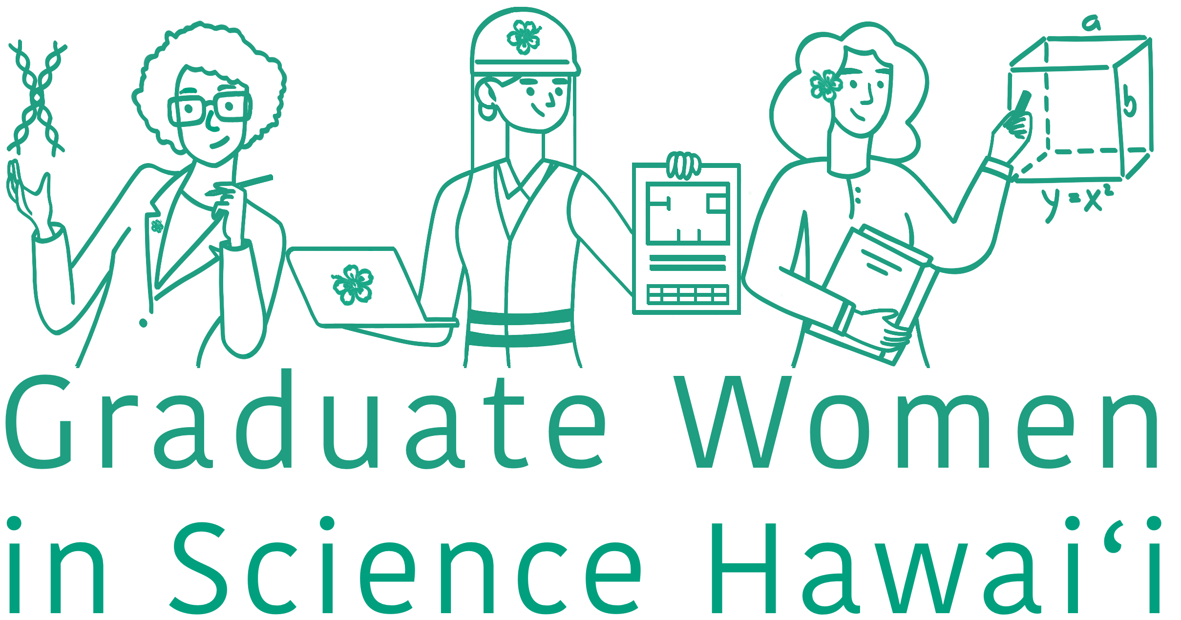 Graduate Women in Science Hawaii Logo