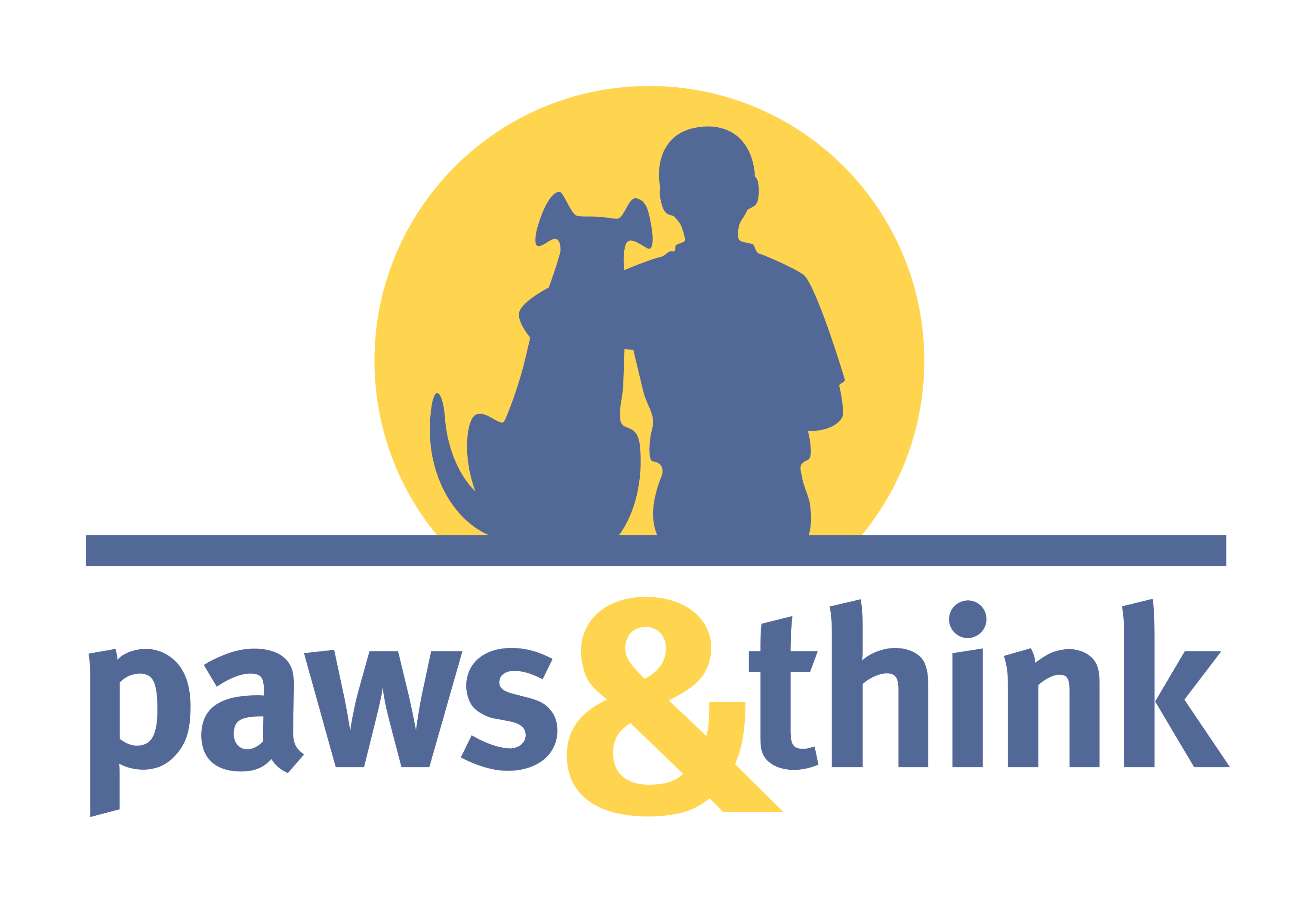 Paws And Think Inc Logo