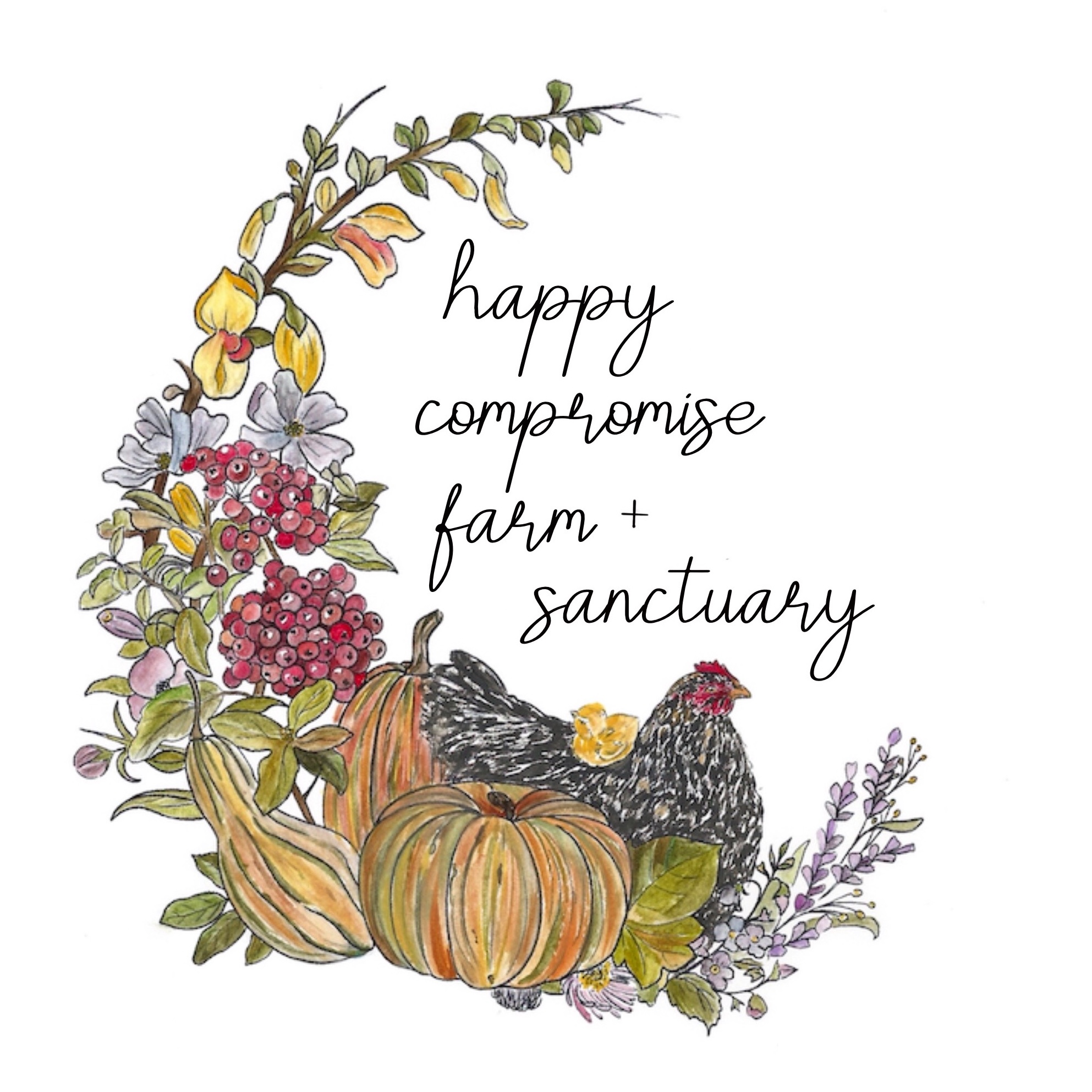 Happy Compromise Farm And Sanctuary Logo