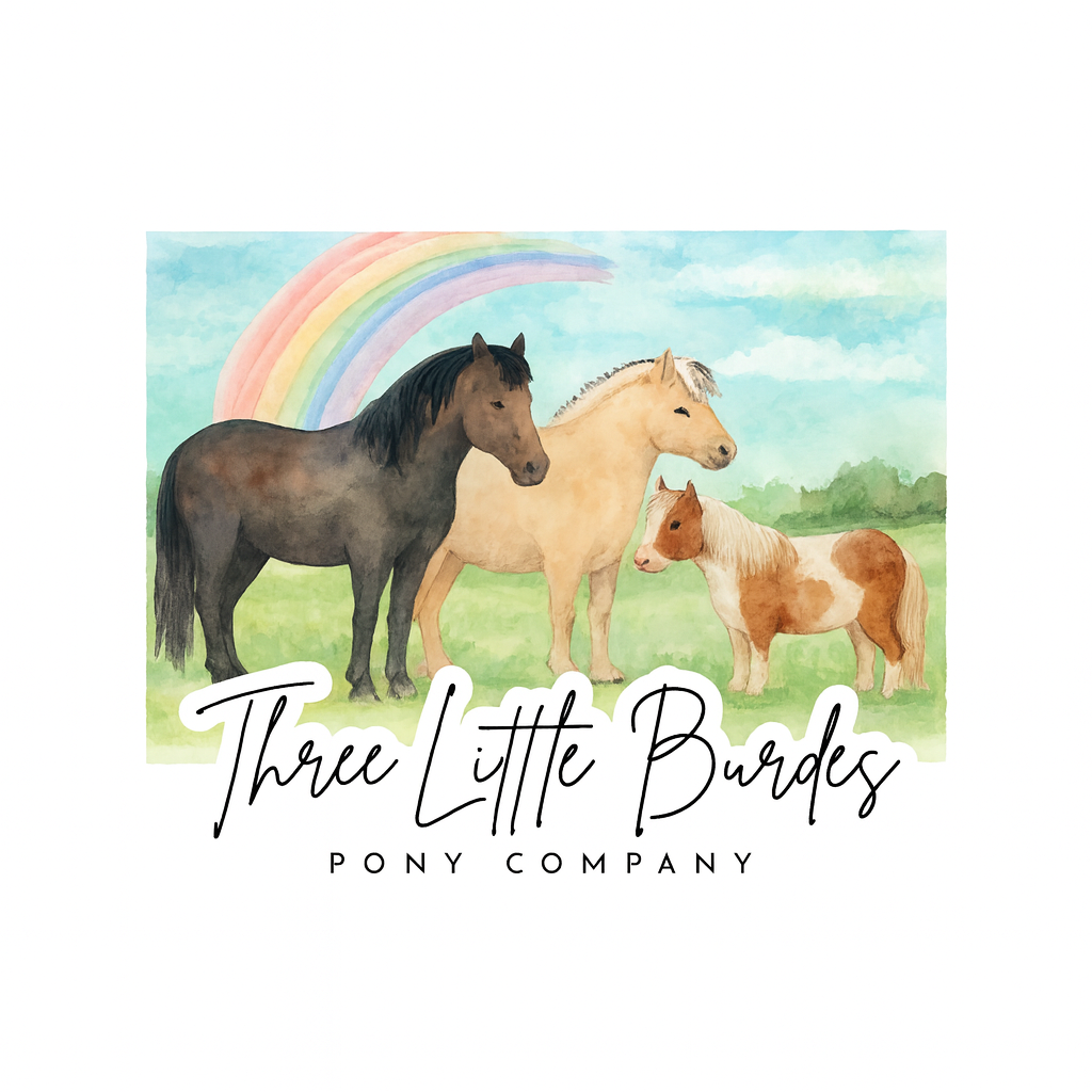 Three Little Burdes Pony Company Logo