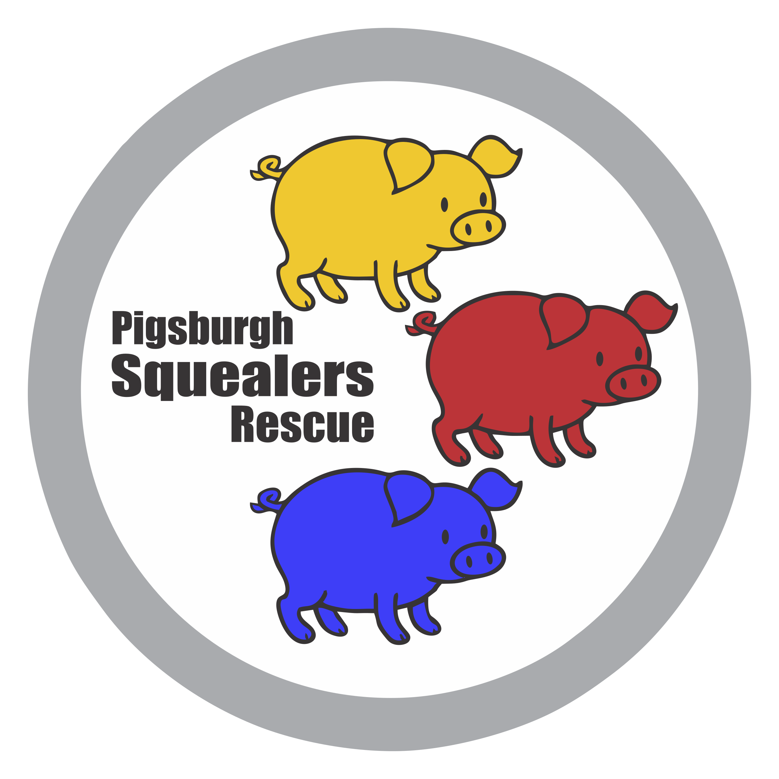 Pigsburgh Squealers Rescue Logo