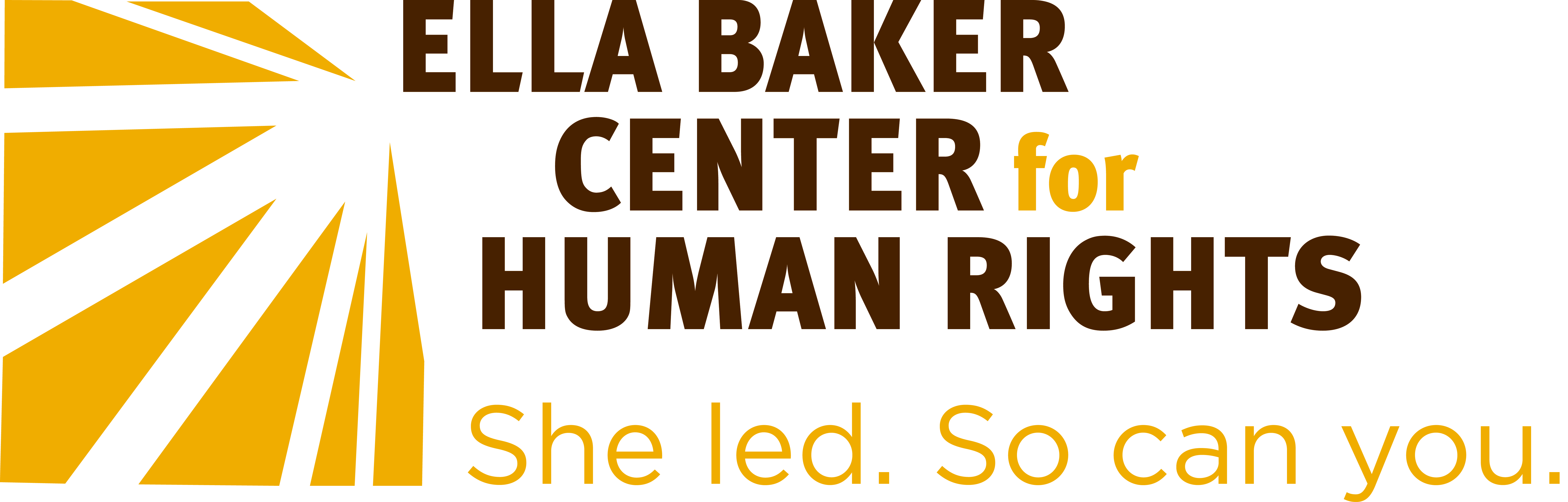 Ella Baker Center For Human Rights Logo