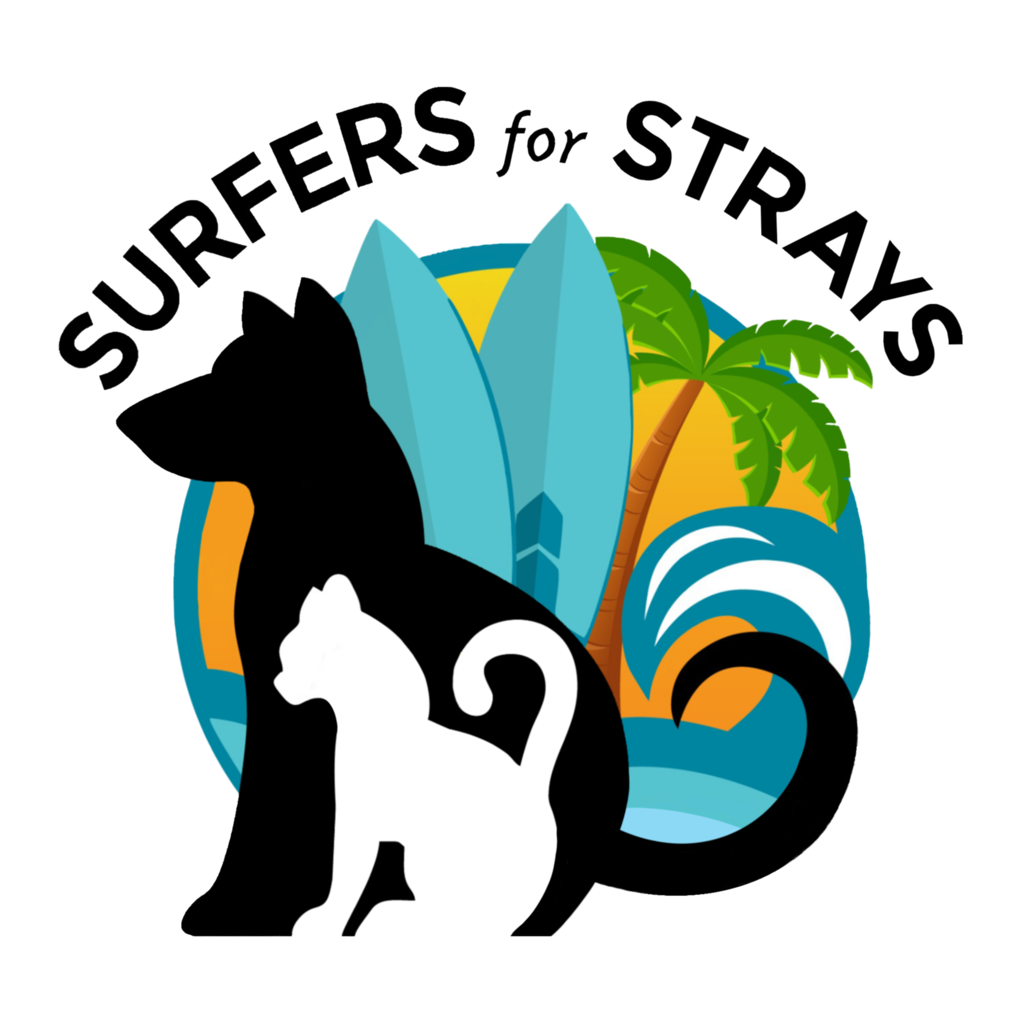 Surfers For Strays Inc Logo