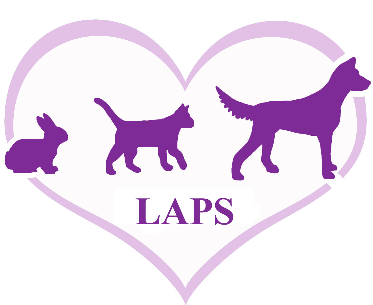 Loving Animals Providing Smiles Logo