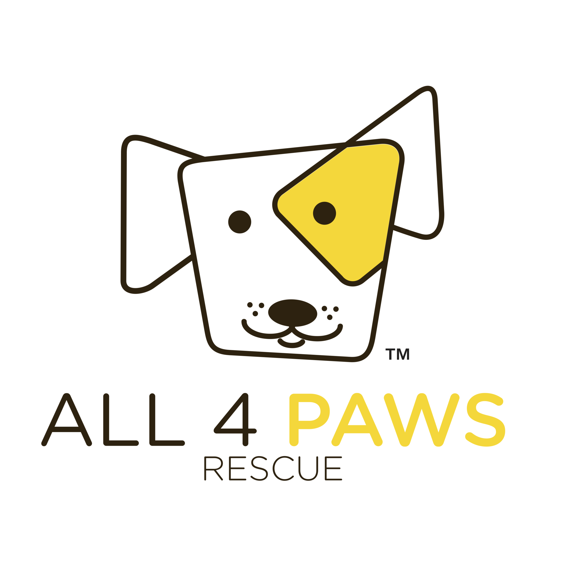All 4 Paws Rescue Logo