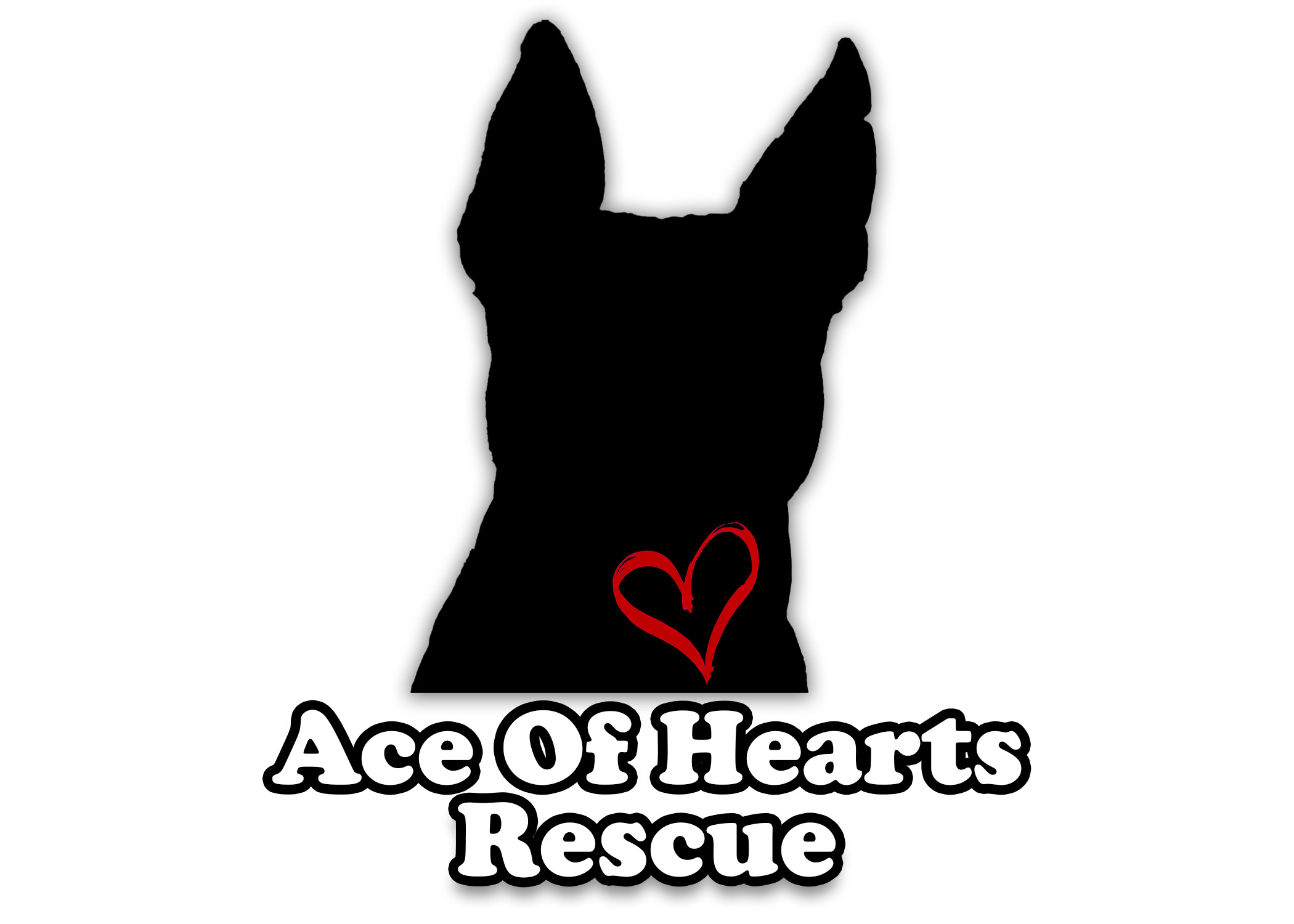 Ace Of Hearts Rescue Inc Logo
