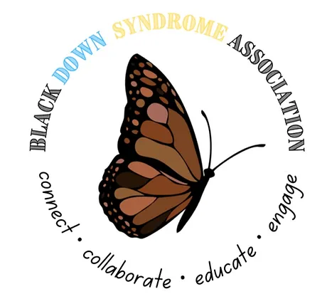 Black Down Syndrome Association Logo