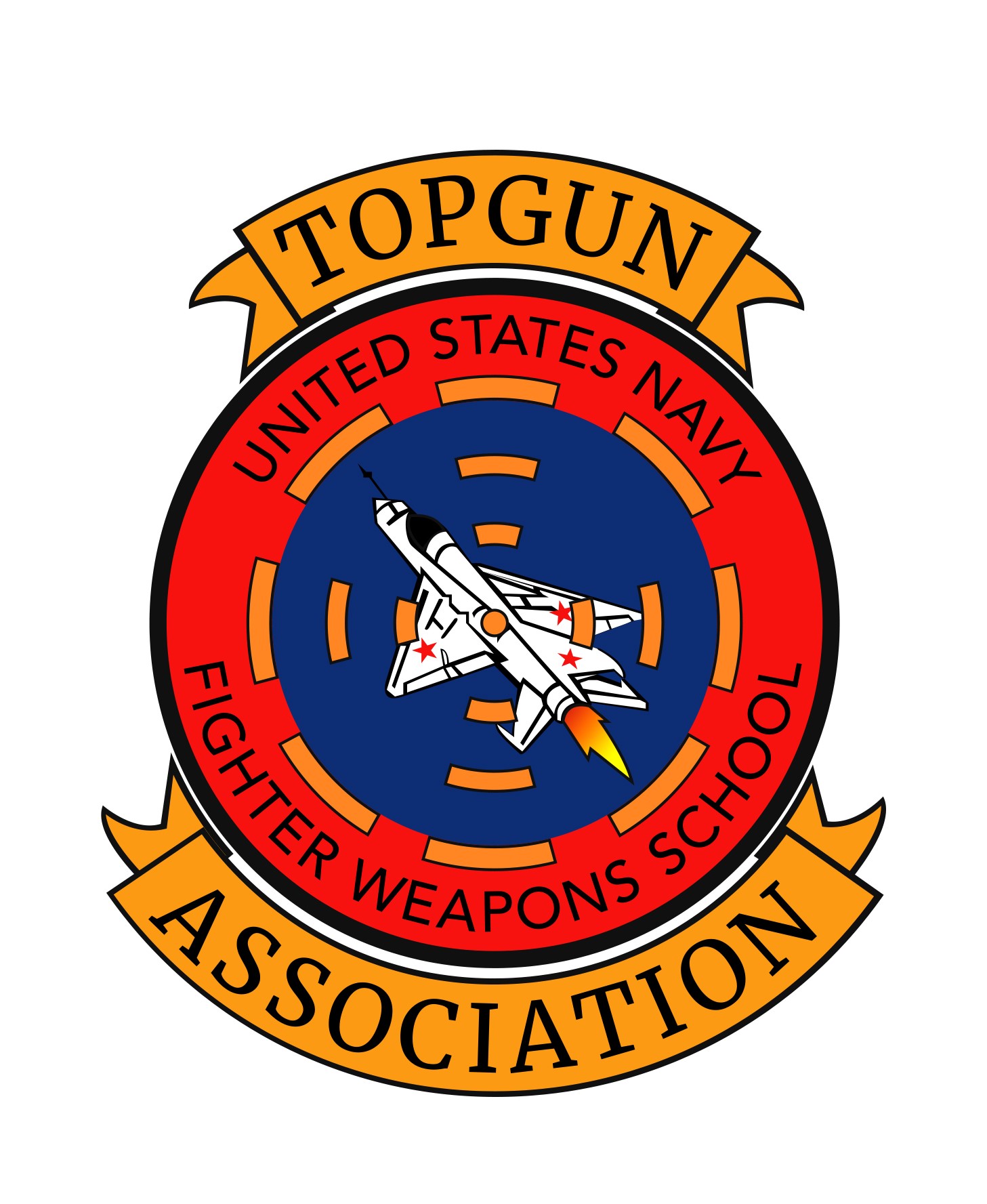 Topgun Navy Fighter Weapons School Association Logo