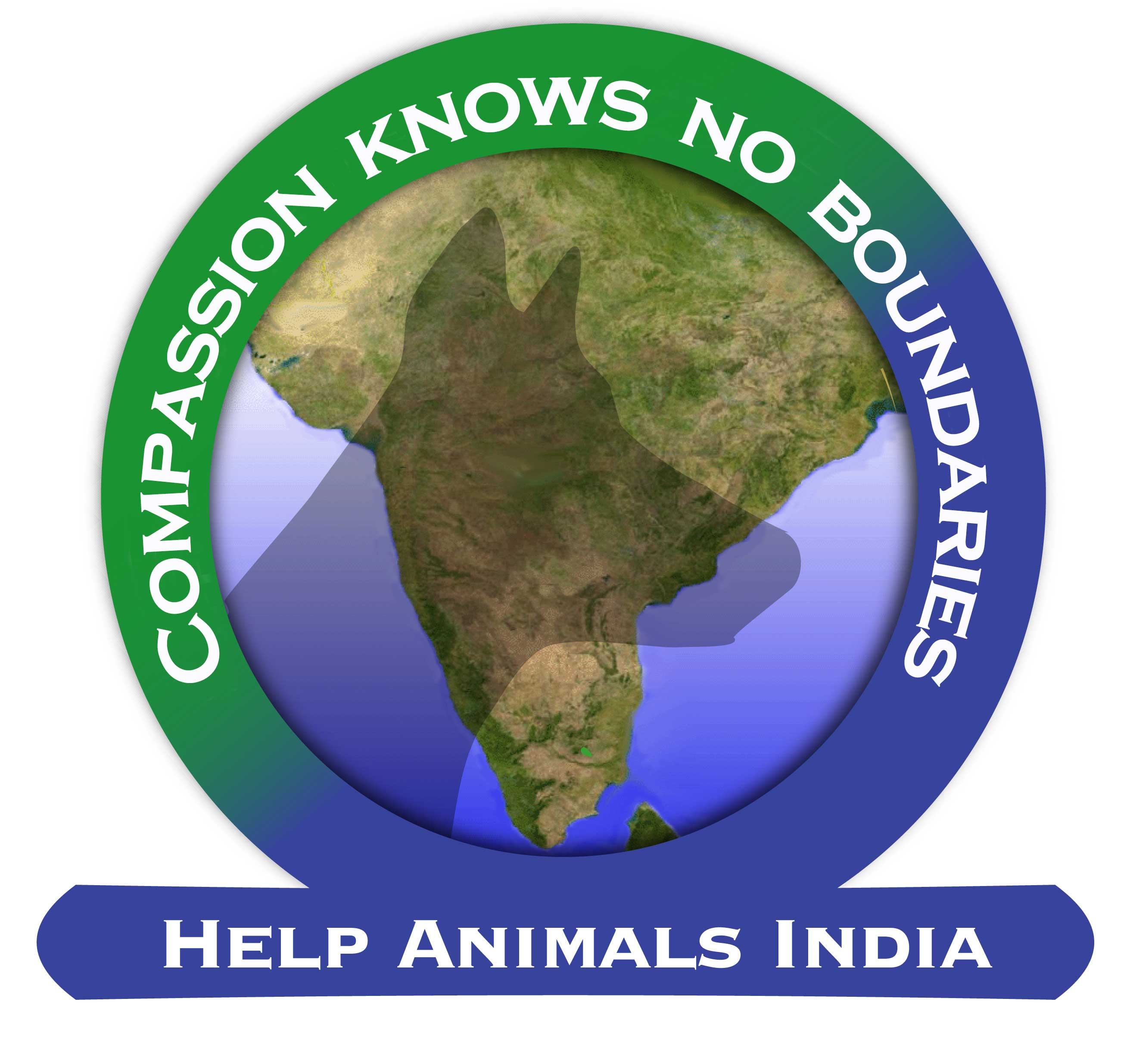 Help Animals India Logo
