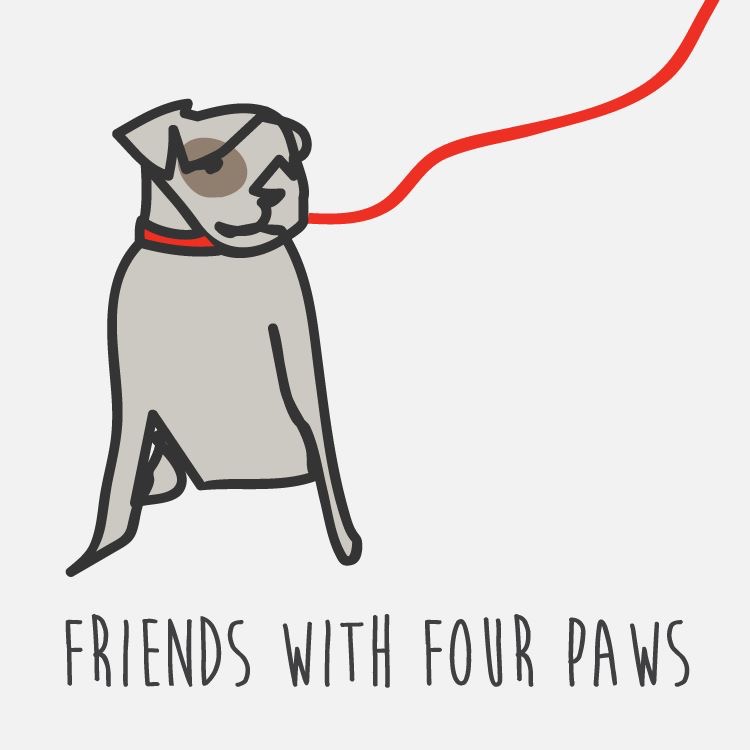 Friends With Four Paws Inc Logo