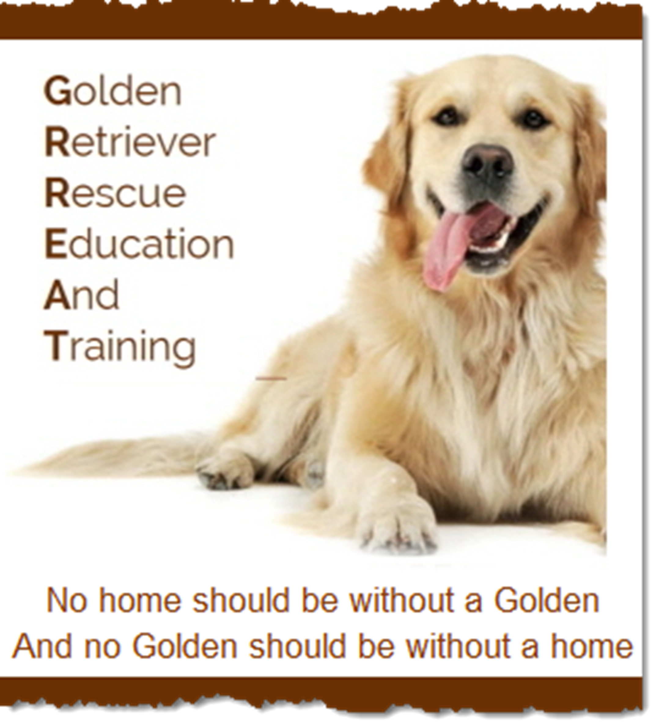 Golden Retriever Rescue Education And Training Incorporated Logo