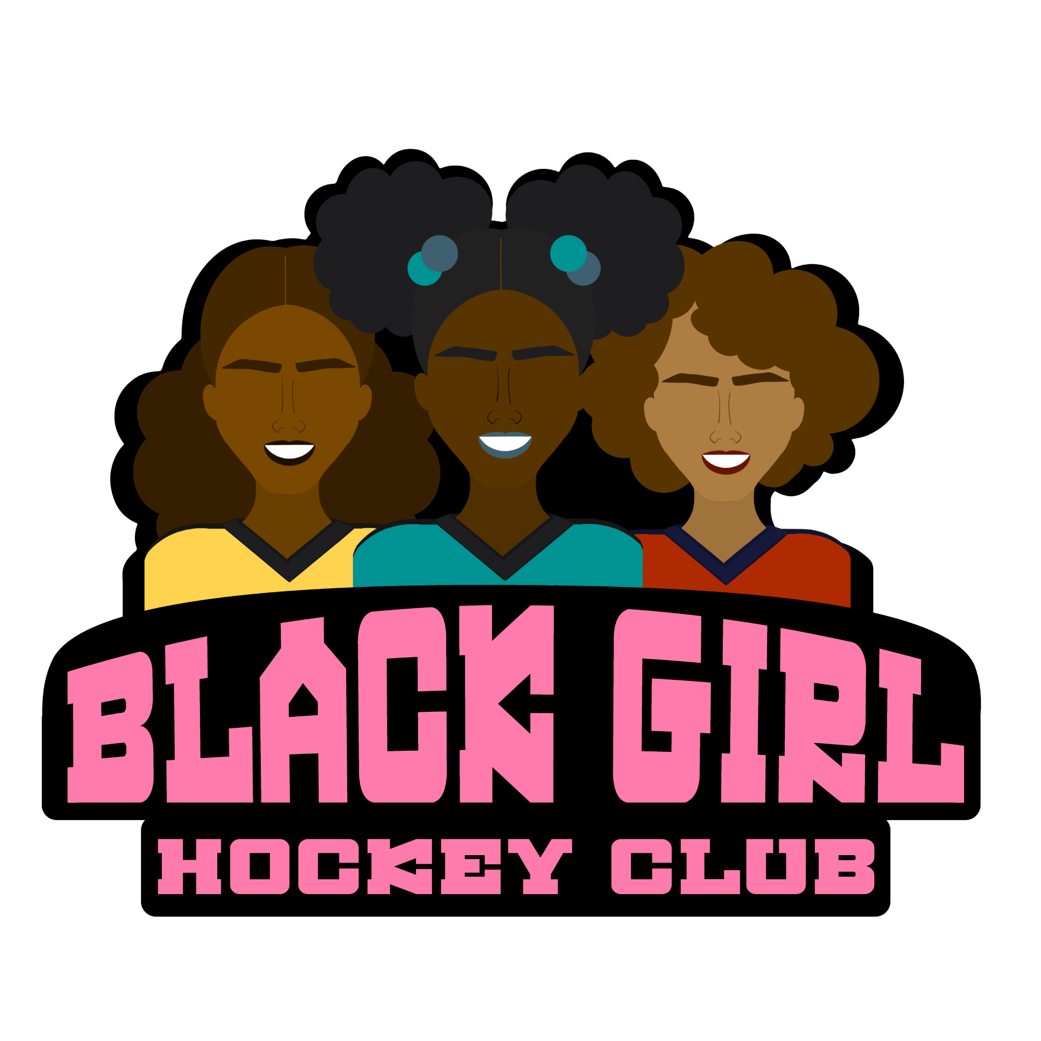 Black Girl Hockey Club Logo