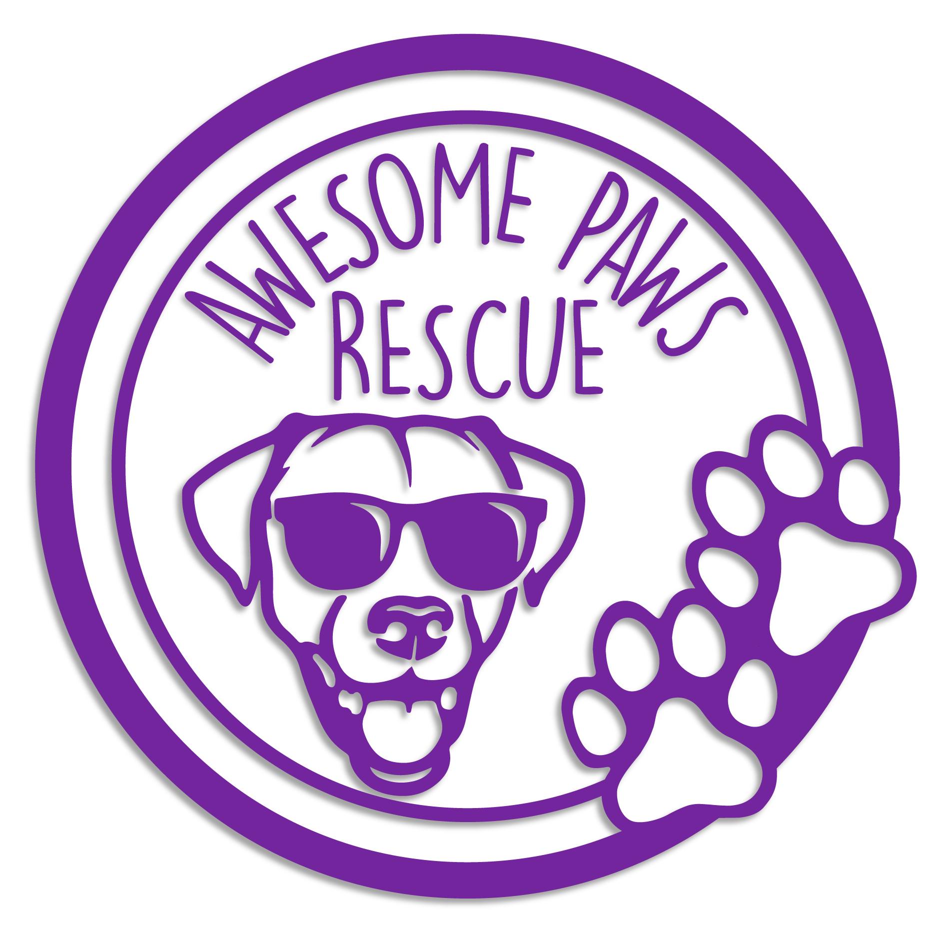 Awesome Paws Rescue Logo