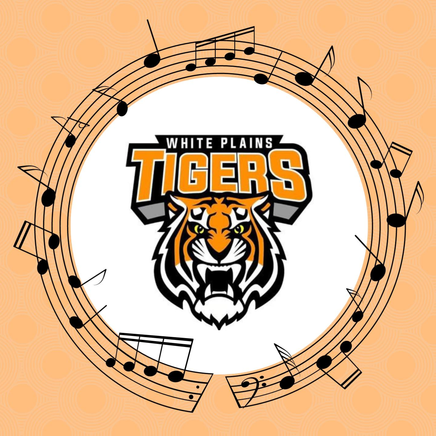 White Plains High School Music Department Booster Association Inc. Logo